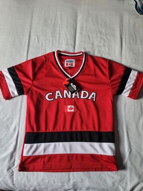Canada Red Youth Hockey Style Jersey
